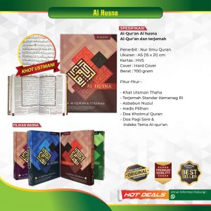Al Quran dan Terjemah AL-HUSNA Milenial HVS A5 - Nur Ilmu