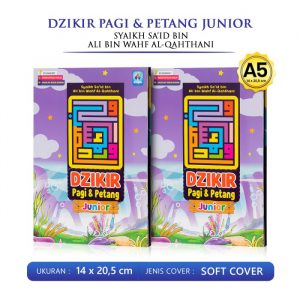 Buku Dzikir Pagi Dan Petang Junior Untuk Anak Ukuran A5